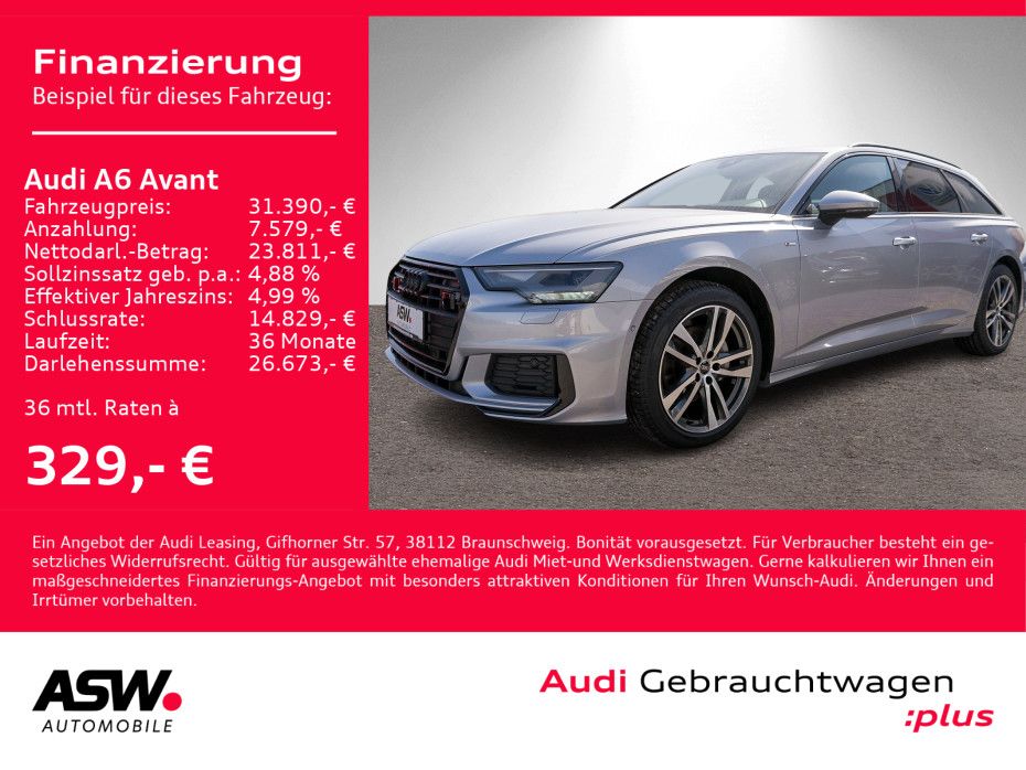 Audi A6 Avant S line 40TDI Stronic Nav LED ACC PDC VC