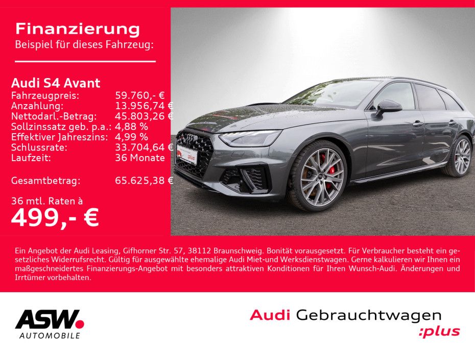 Audi S4 Avant TDI quattro Navi Matrix AHK ACC RFK