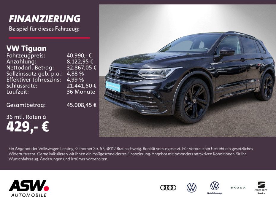Volkswagen Tiguan R-Line 2.0 TDI DSG LED NAVI RFK AHK PANO