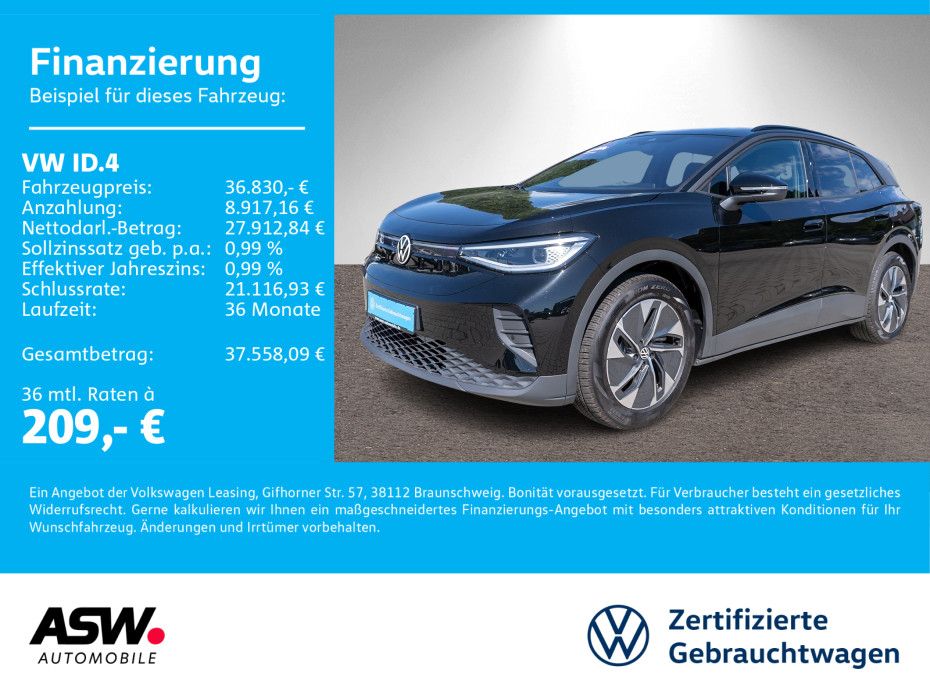 Volkswagen ID.4 Pure Performance LED Nav PDC Wärmepumpe AHK