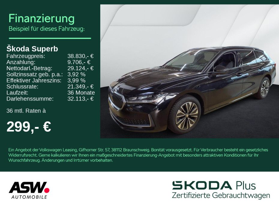 SKODA Superb Combi Selection 2.0 TDI DSG Navi LED AHK