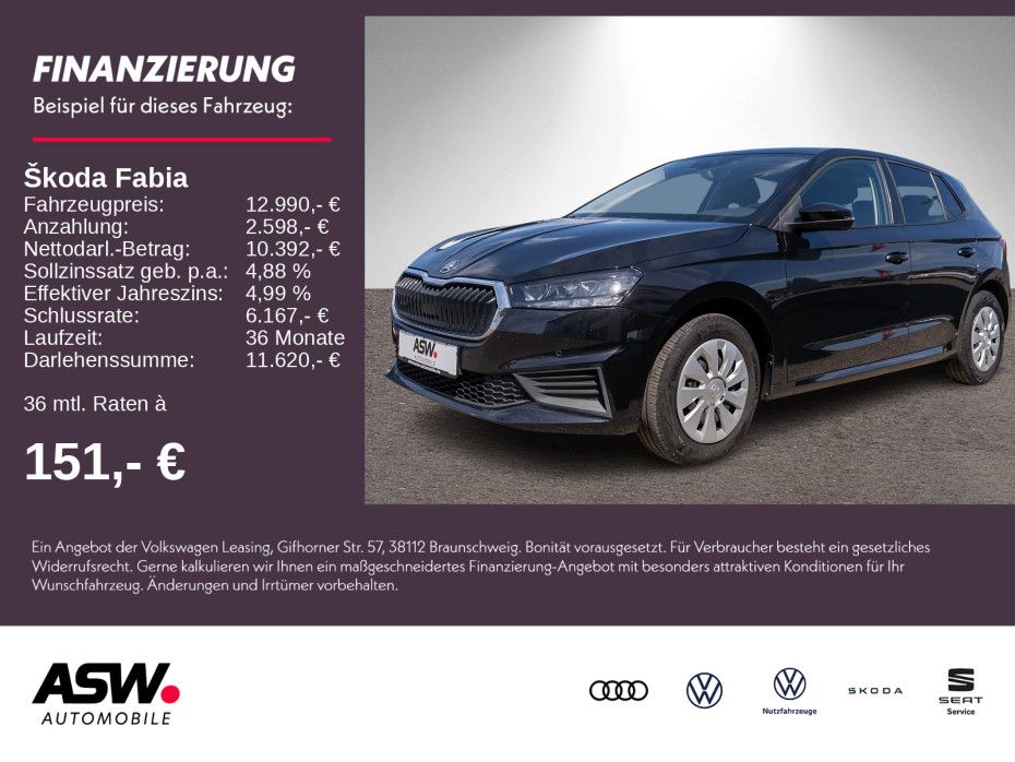 SKODA Fabia Ambition 1,0TSI LED NAVI PDC SHZ SmartLink