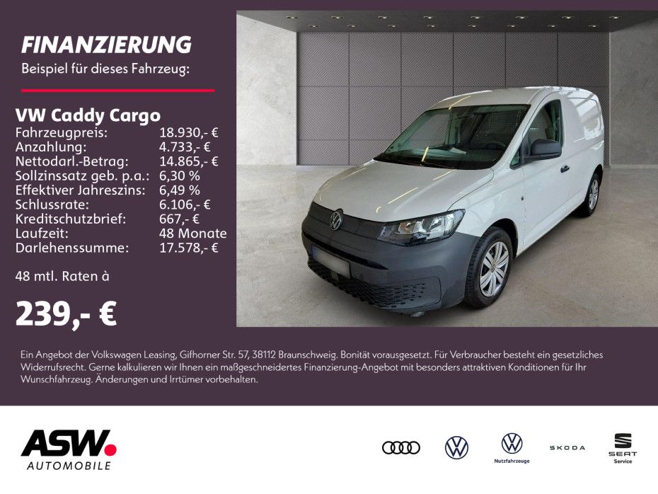 Volkswagen Caddy Cargo 1.5 TSI Klima PDC Composition Audio