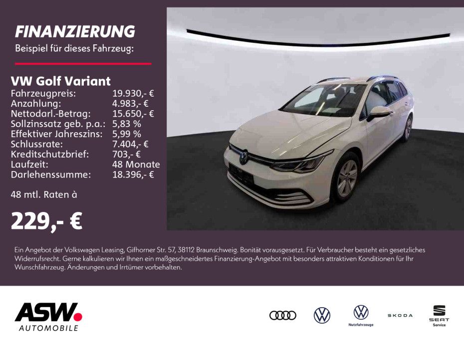 Volkswagen Golf Variant Life 2.0TDI LED NAVI ACC PDC SHZ