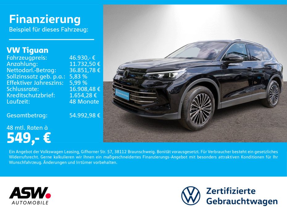 Volkswagen Tiguan Elegance 4M 2.0TDI DSG LED Stdhz PANO AHK