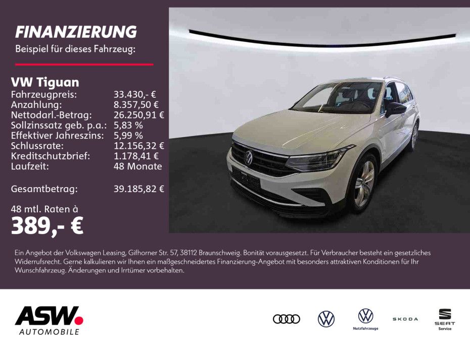 Volkswagen Tiguan Active 2.0TDI DSG LED Navi PANO Stdhz AHK