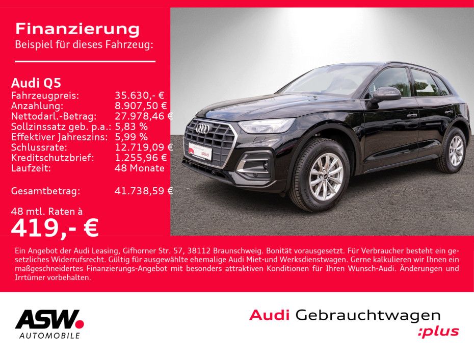 Audi Q5 40TDI quattro Stronic Navi LED RFK B&O VC