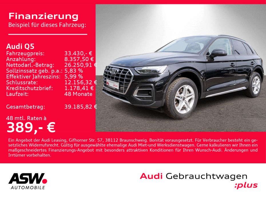 Audi Q5 advanced 40TDI quattr Stron LED Nav 360° Pano