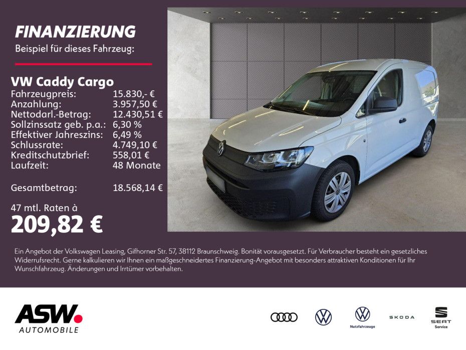 Volkswagen Caddy Cargo 2.0 TDI Klimaanlage PDC SHZ