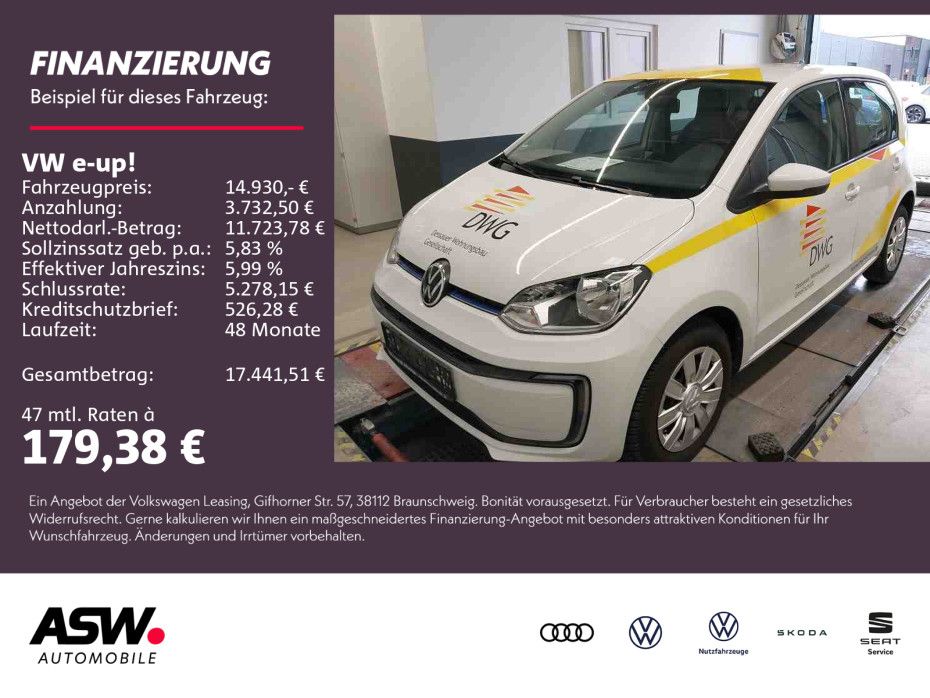 Volkswagen e-up! move up! Climatronic RFK CCS PDC SHZ
