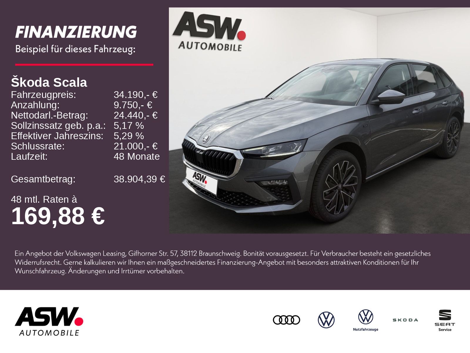 SKODA Scala Tour 1,5 TSI 150PS DSG ACC Kamera SHZ AHK