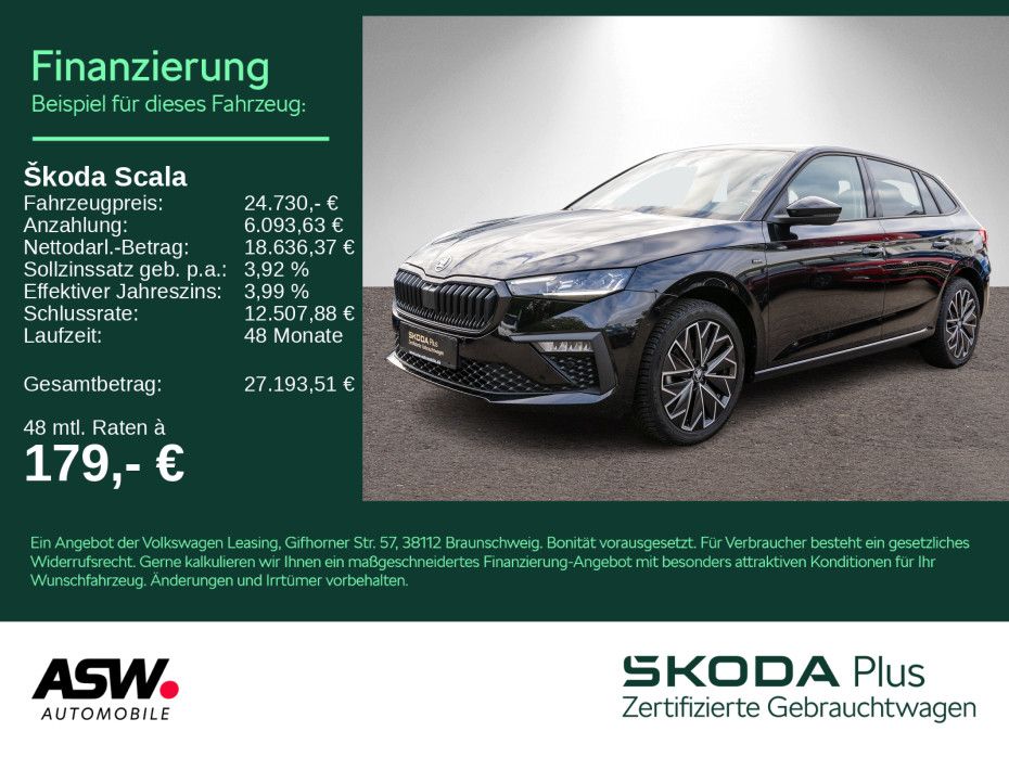 SKODA Scala Selection 1.5 TSI Navi LED VC SHZ PDC RFK