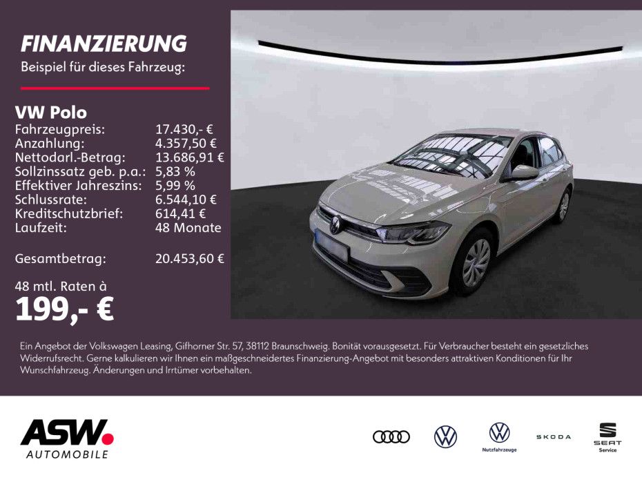 Volkswagen Polo Life 1.0 MPI Klima LED VC PDC v/h