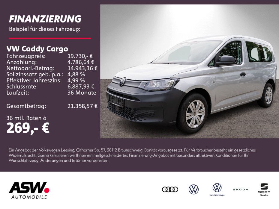 Volkswagen Caddy Cargo 1.5 TSI Klimaauto PDC v/h DAB+