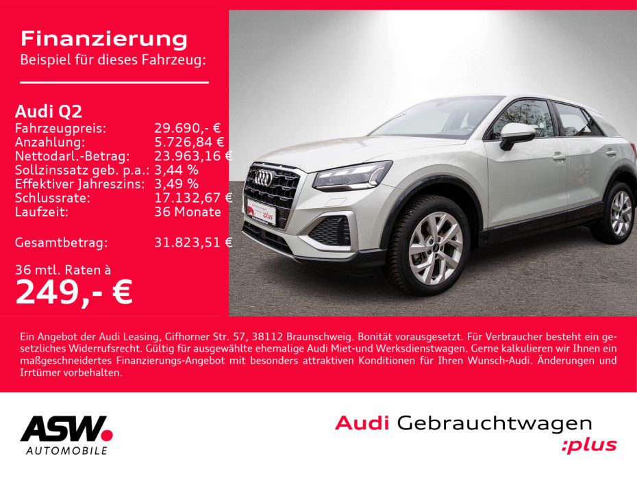 Audi Q2 advanced 35TFSI Stronic NAVI MATRIX AHK ACC