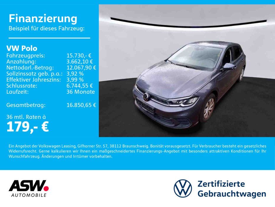 Volkswagen Polo Life 1.0 MPI LED PDC SHZ