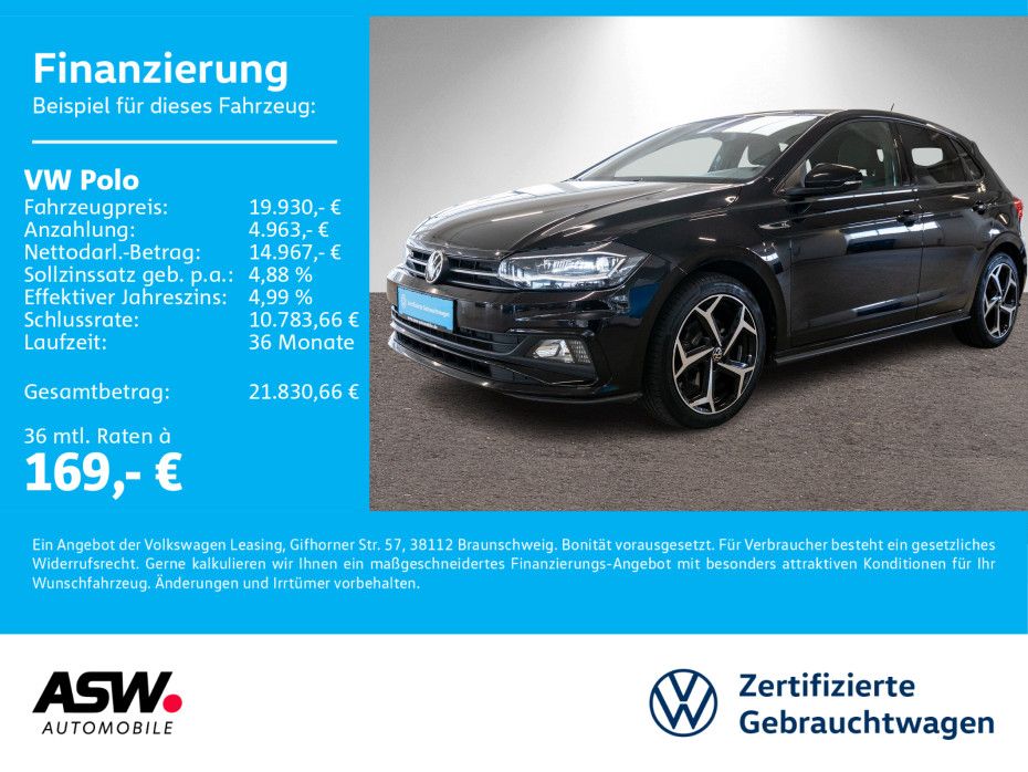Volkswagen Polo R-Line 1.5TSI DSG LED Navi Pano ACC PDC SHZ