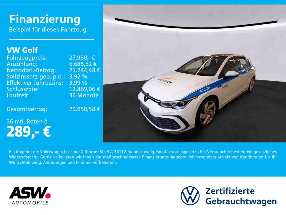 Volkswagen Golf GTD 2.0 TDI DSG LED Navi PDC PANO ACC SHZ