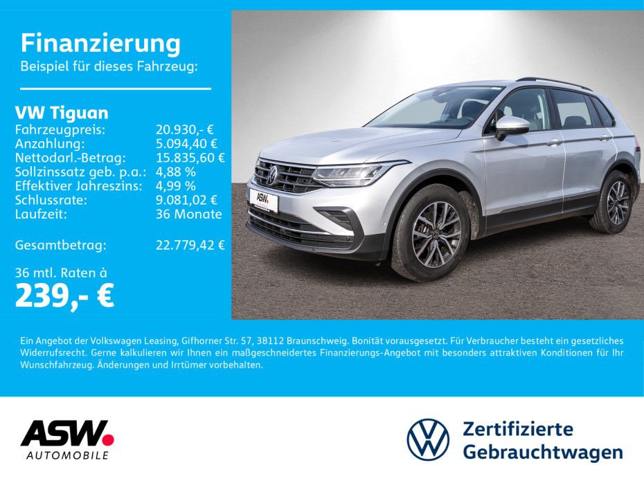 Volkswagen Tiguan Life 1.5 TSI LED NAVI PDC ACC SHZ HUD AHK