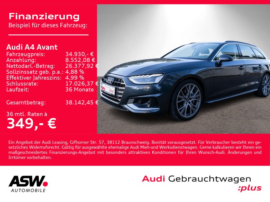 Audi A4 Avant advanced 50TDI quattro NAVI MATRIX AHK