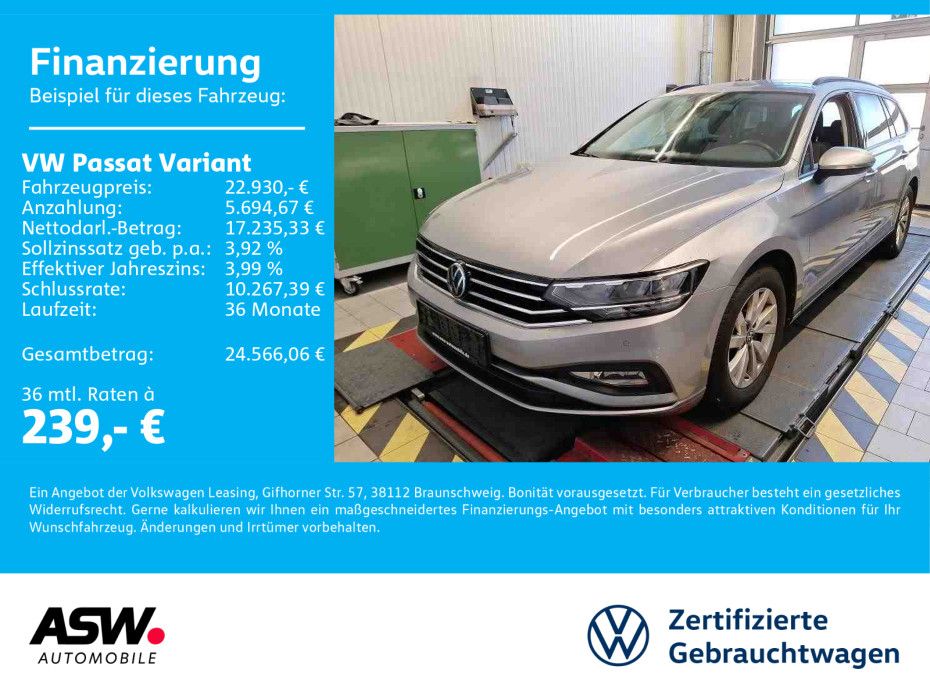 Volkswagen Passat Variant Conceptline 2.0 TDI DSG LED NAVI