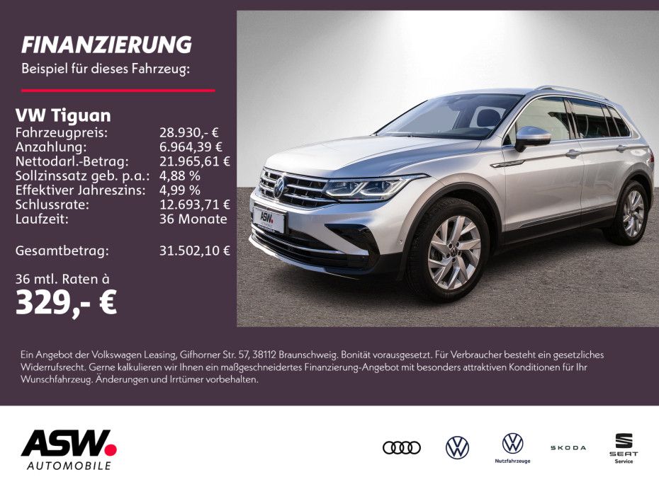 Volkswagen Tiguan Elegance 2.0 TDI DSG Navi 360° Stdhzg AHK