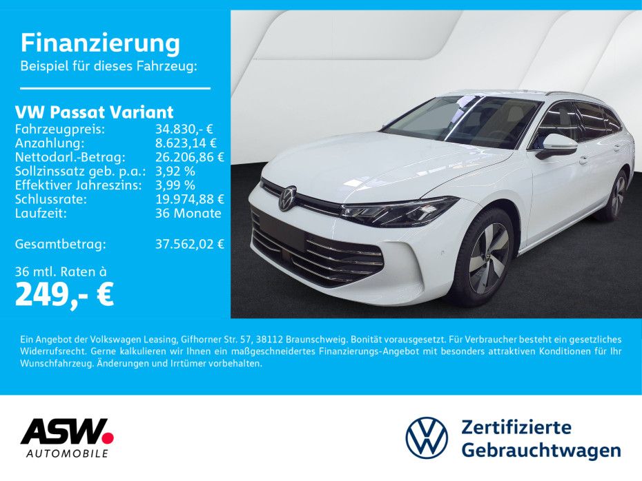 Volkswagen Passat Variant Business 2.0 TDI DSG LED 360° AHK