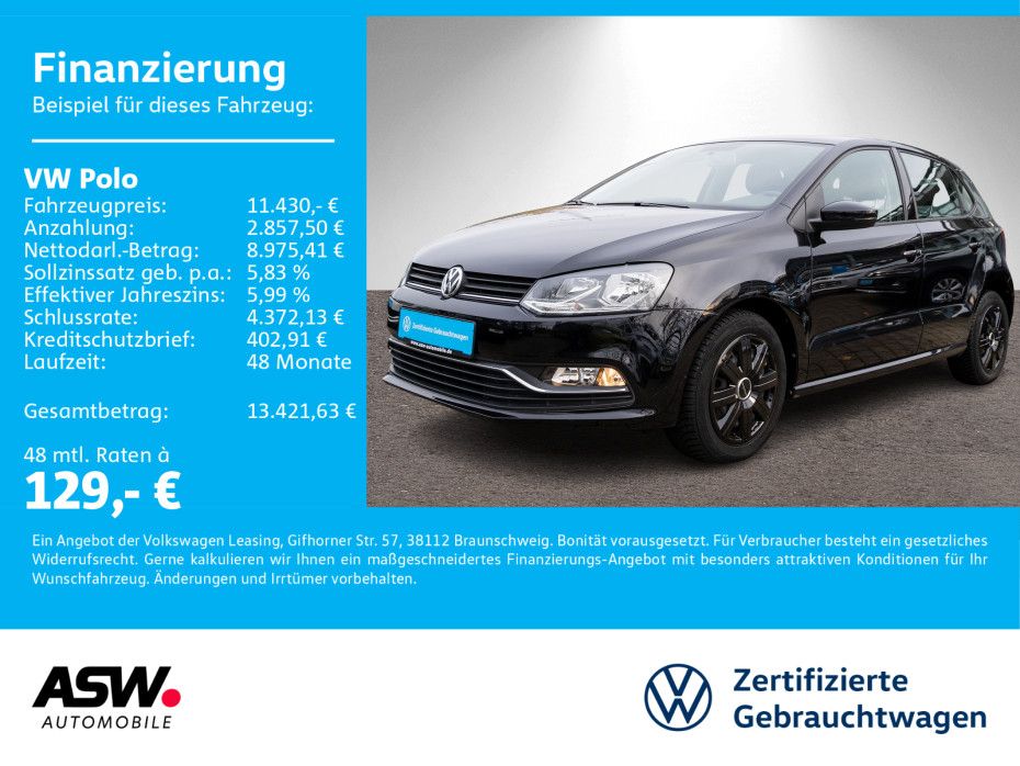 Volkswagen Polo Comfortline 1.2TSI Klimaanlage Einparkhilfe
