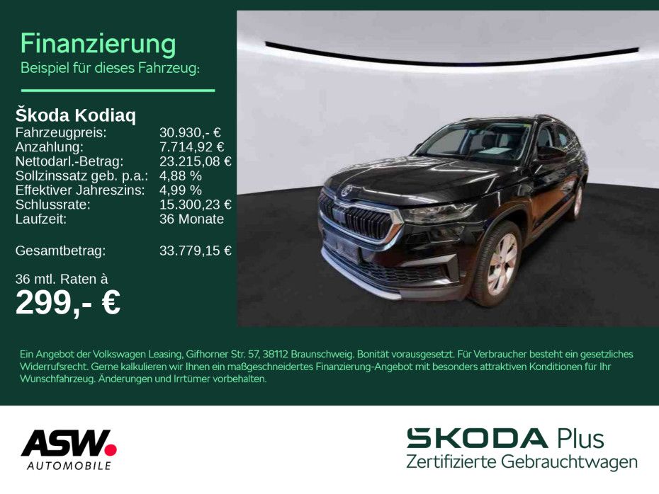 SKODA Kodiaq Tour 2.0 TDI DSG LED Navi PANO Stdhzg AHK