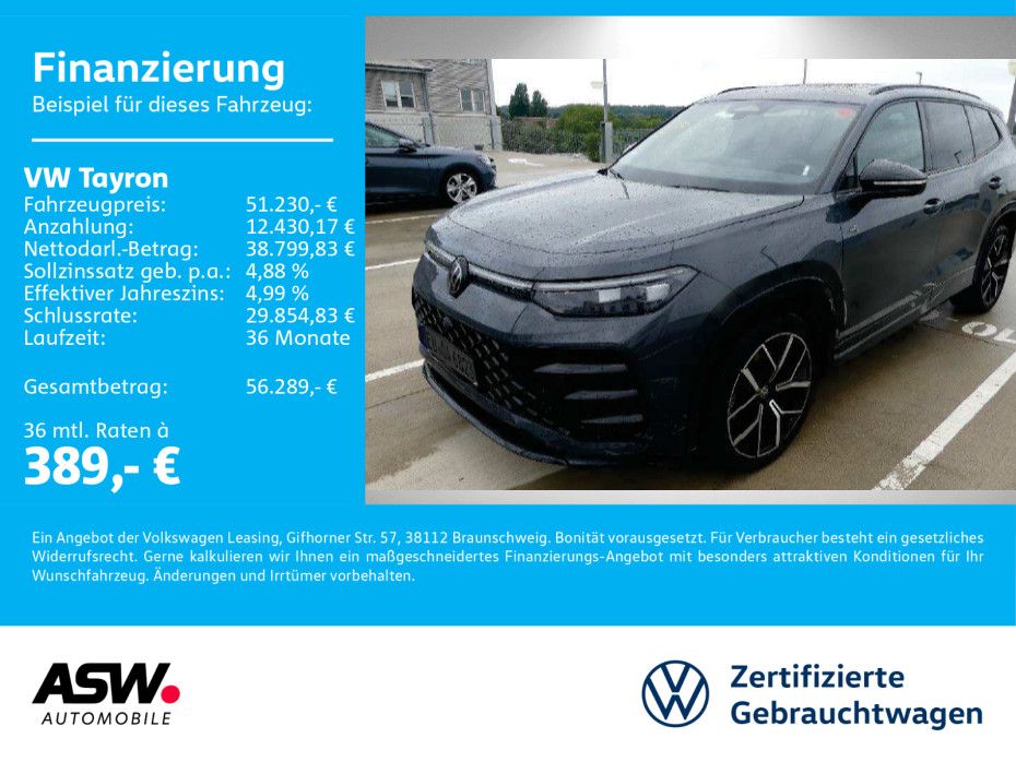Volkswagen Tayron R-Line 2.0TDI DSG PANO HUD VC AHK 7Sitzer