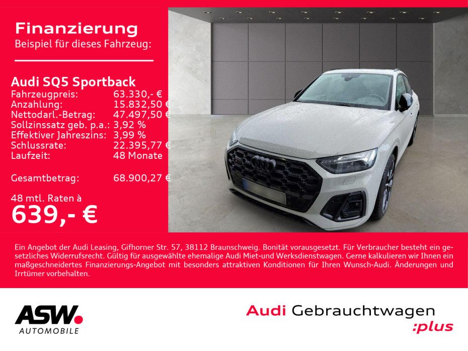 Audi SQ5 Sportback quattr 3.0 TDI NAVI MATRIX STANDHZ
