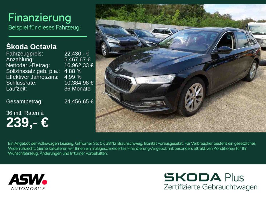 SKODA Octavia Combi Style 2.0TDI DSG NAVI PANO RFK HUD