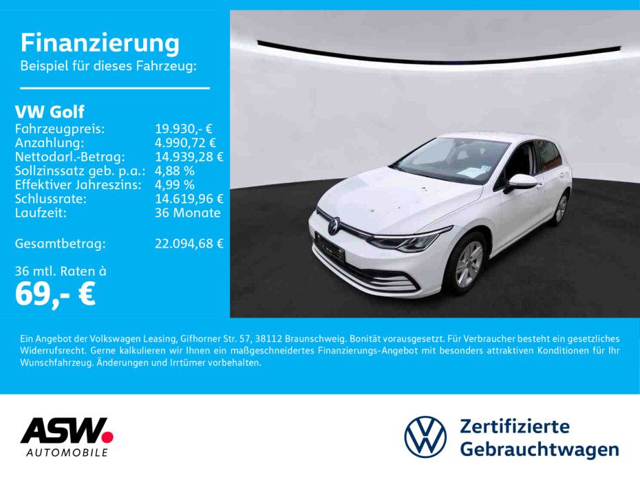Volkswagen Golf Life 2.0 TDI 6-Gang LED Navi PDC ACC SHZ