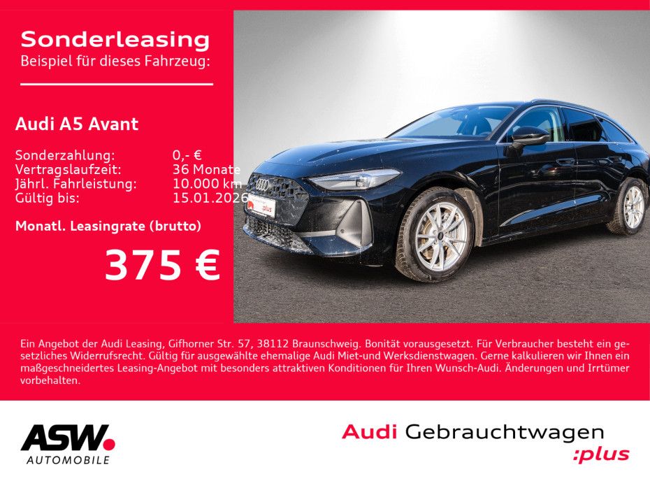 Audi A5 Avant TFSI Stronic NAVI LED AHK ACC RFK SHZ