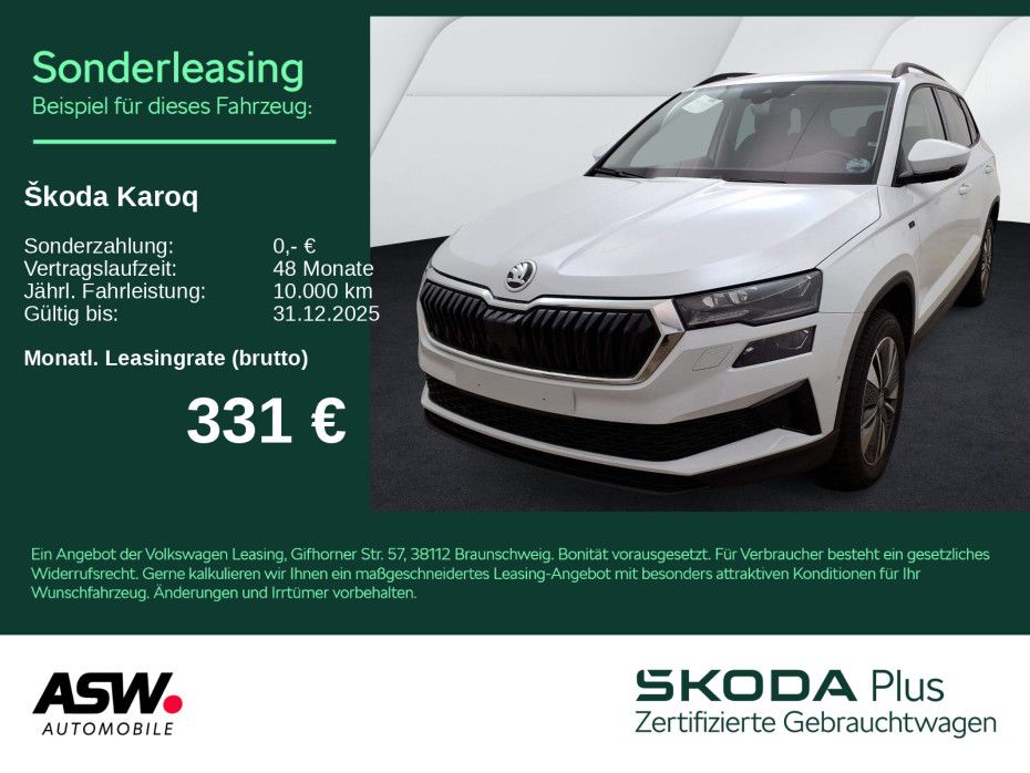 SKODA Karoq Tour 2.0 TDI DSG LED Navi 360° SHZ AHK