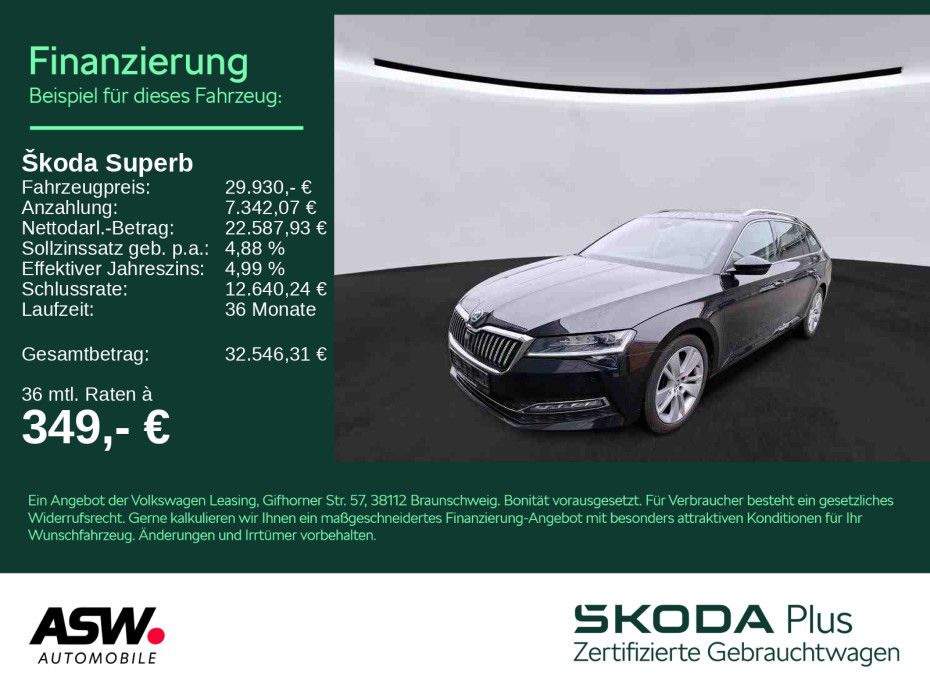 SKODA Superb Combi Premium Edition 2.0 TDI 4x4 DSG AHK