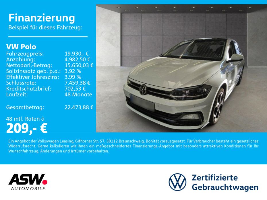 Volkswagen Polo R-Line 1.0 TSI DSG LED Navi PDC ACC AID