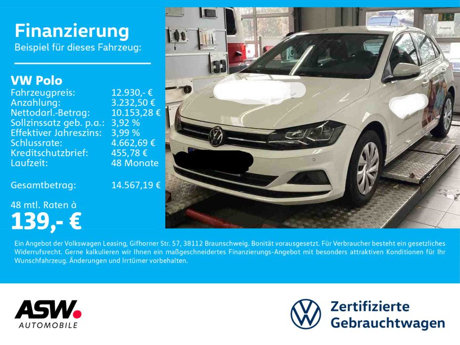 Volkswagen Polo Comfortline 1.0 MPI Klima Navi PDC