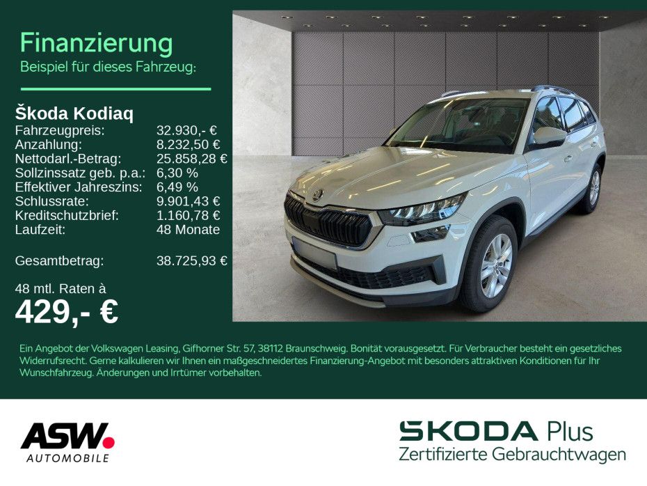 SKODA Kodiaq Ambition 2.0 TDI DSG LED Navi RFK ACC AHK