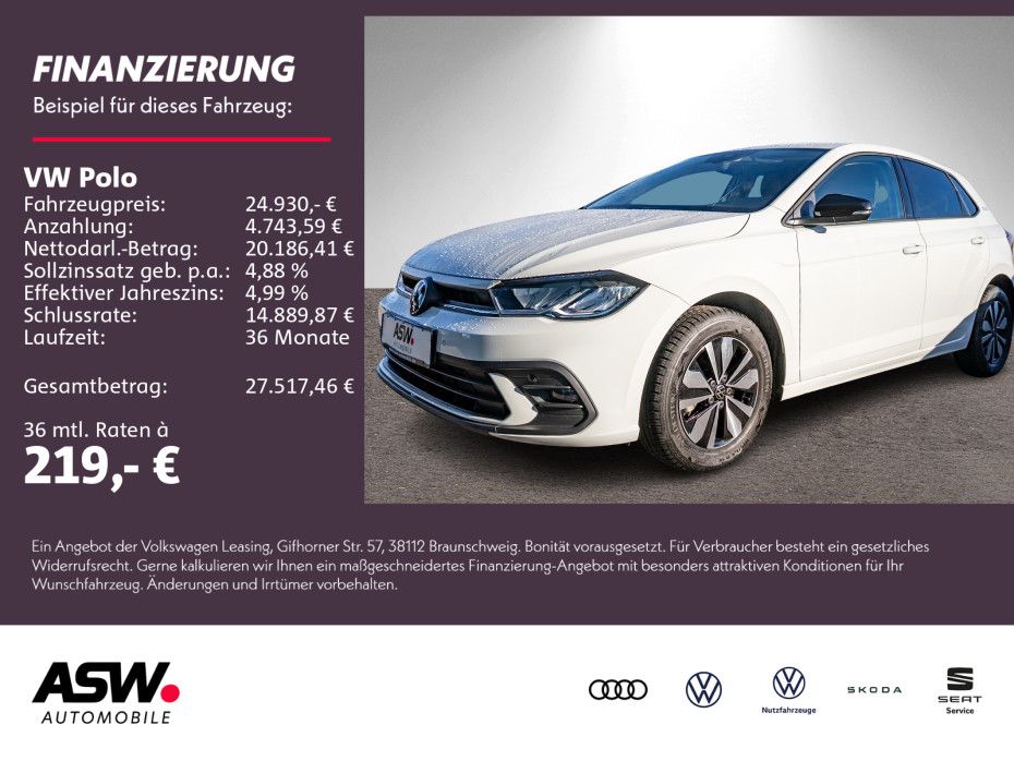 Volkswagen Polo Goal 1.0TSI DSG AHK Navi RFK LED SHZ VC ACC