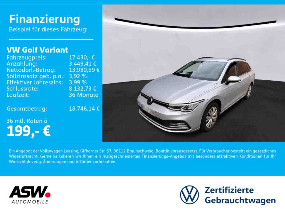 Volkswagen Golf Variant Life 2.0 TDI Navi ACC PDC SHZ LED