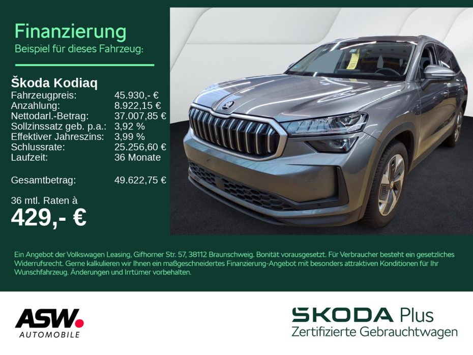 SKODA Kodiaq Selection 4x4 2.0TDI DSG LED Nav HUD PANO
