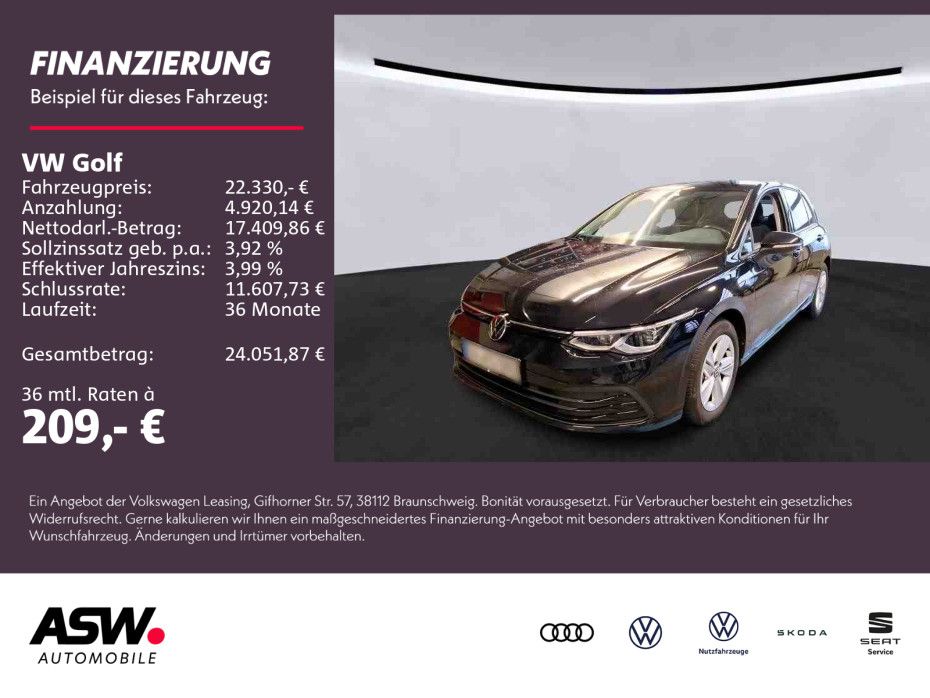 Volkswagen Golf Life 1.5TSI LED Navi Klimaautomatik PDC SHZ