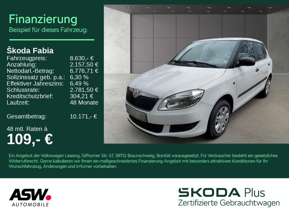 SKODA Fabia Cool Edition 1.2 Klimaanlage Audiosystem