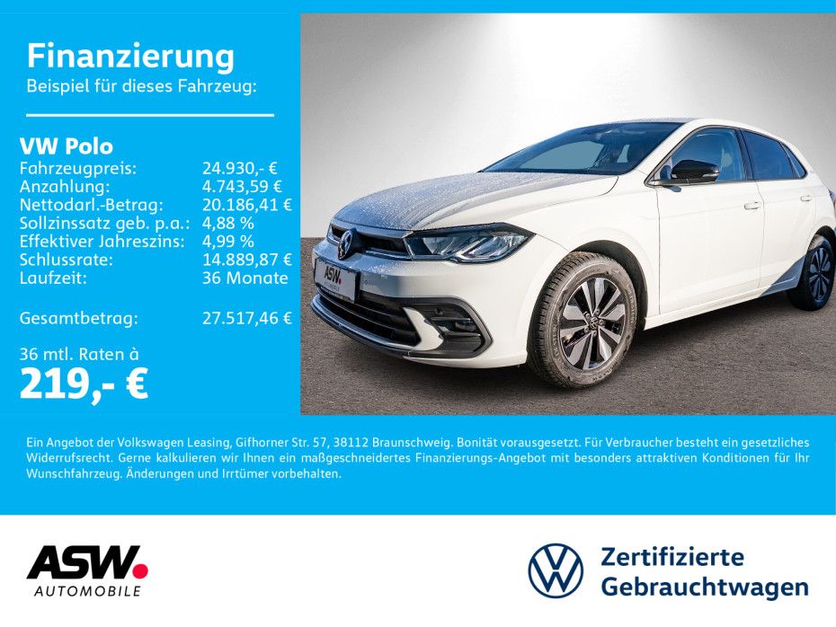 Volkswagen Polo Goal 1.0TSI DSG AHK Navi RFK LED SHZ VC ACC