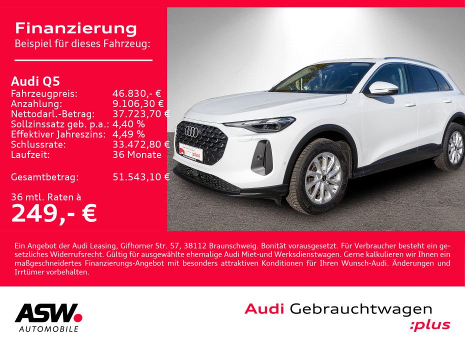 Fahrzeugabbildung Audi Q5 SUV TDI quattro Stronic LED NAVI PANO RFK AHK