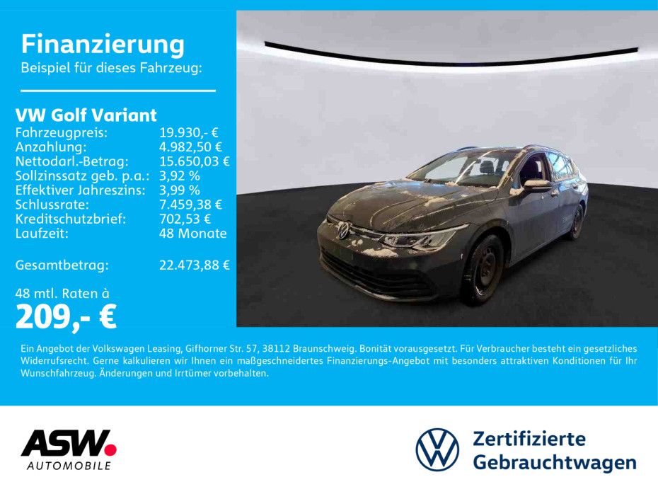Volkswagen Golf Variant Life 1.5 TSI LED Navi PDC SHZ AHK