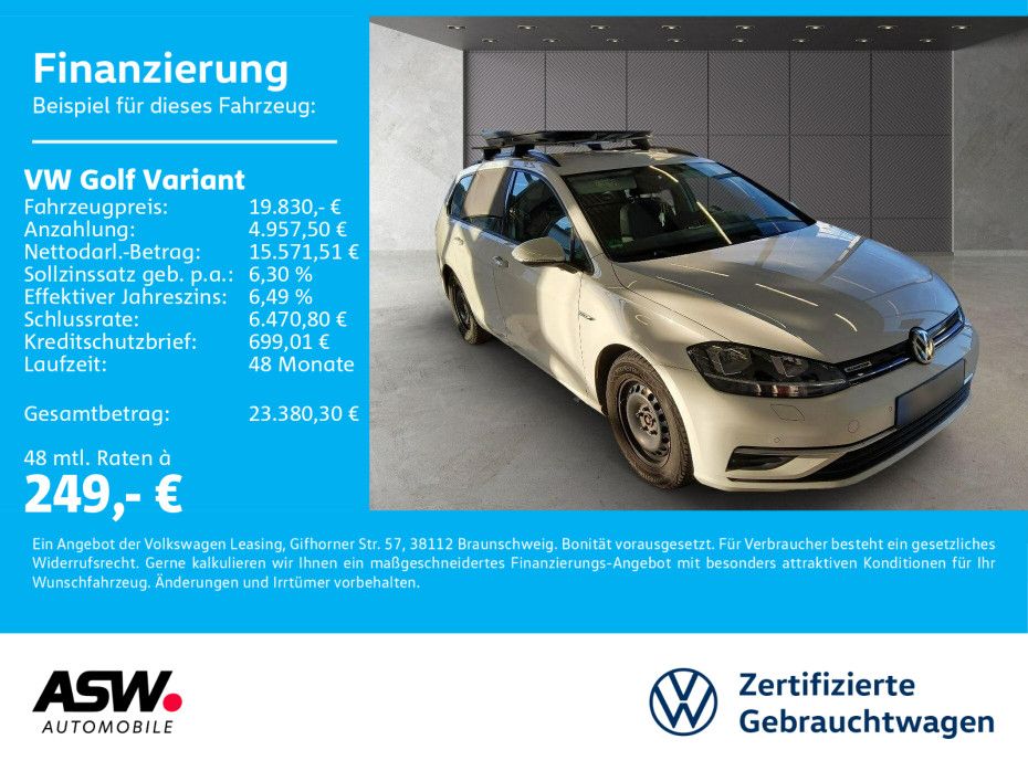 Volkswagen Golf Variant BlueMotion 1.5TSI Navi PDC v/h SHZ