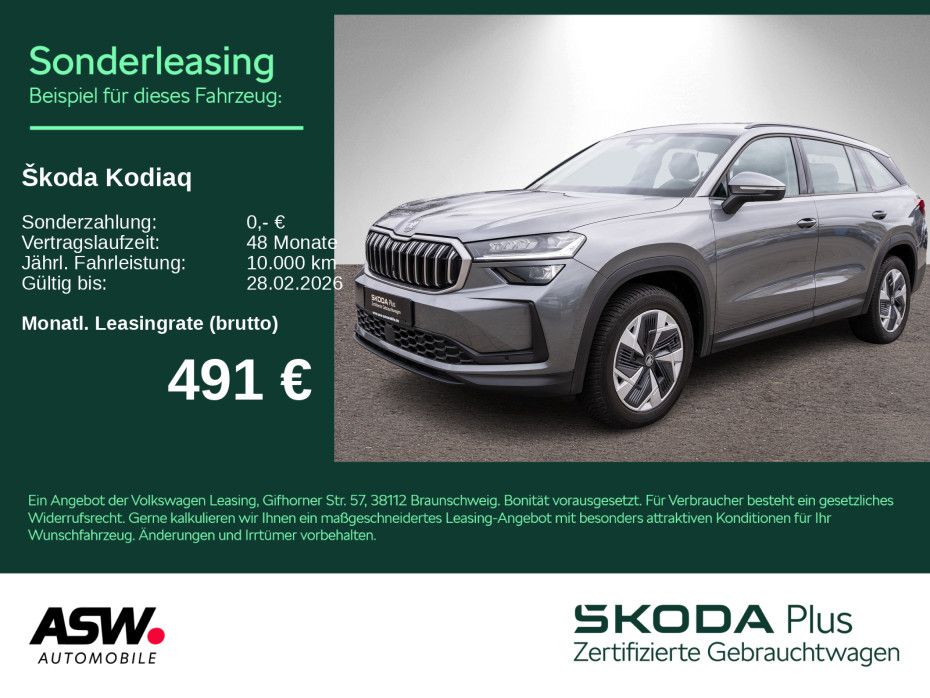 SKODA Kodiaq Selection 2.0 TDI 4x4 DSG LED RFK AHK 7-S