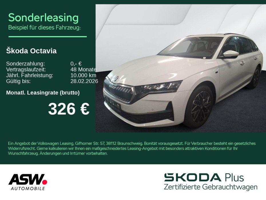 SKODA Octavia Combi Selection 2.0TDI LED NAVI PANO AHK